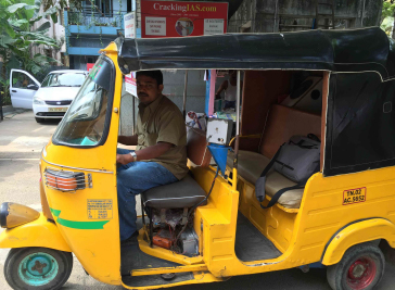 Rickshaw rides are fun here